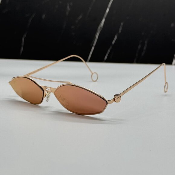 NEW FE40114U-Y 33U FENDI SUNGLASSES GOLD RED WOMEN EYEWEAR FENDI - Picture 6 of 14